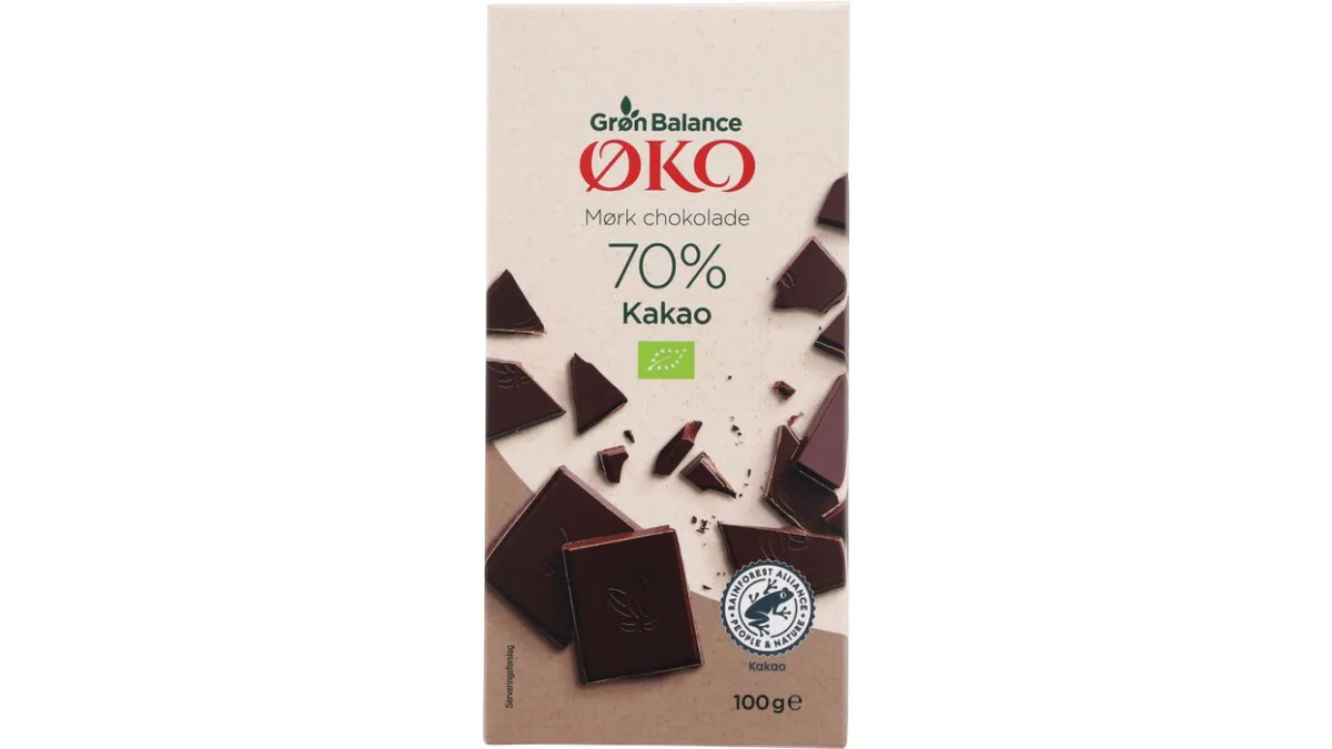 Gb Mørk Choko 70% Øko