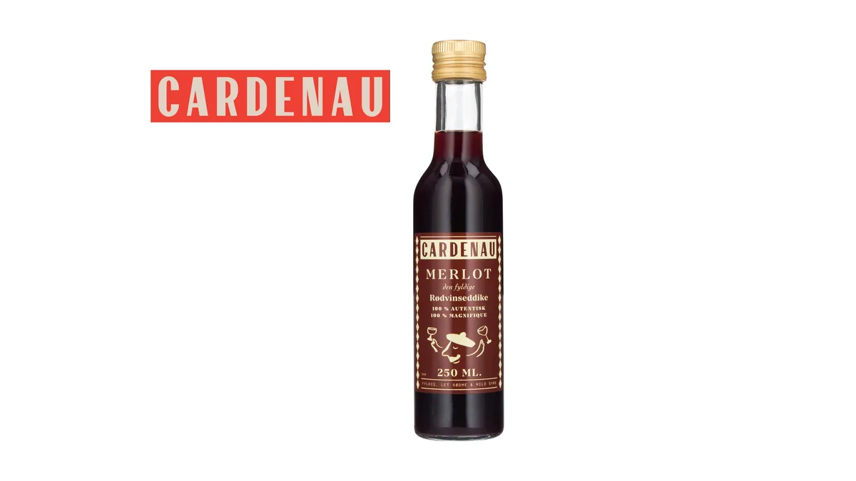 Merlot Rødvinseddike, Cardenau