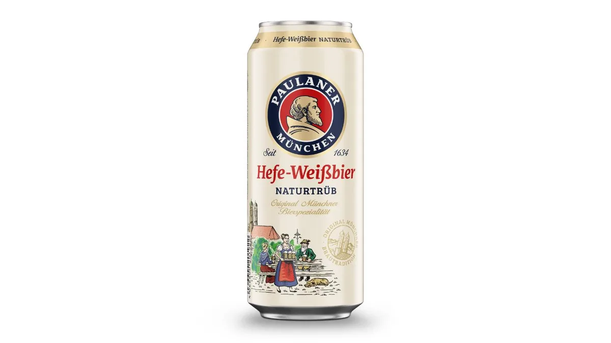 Weissbier Naturtrüb 5,5%, Paulaner