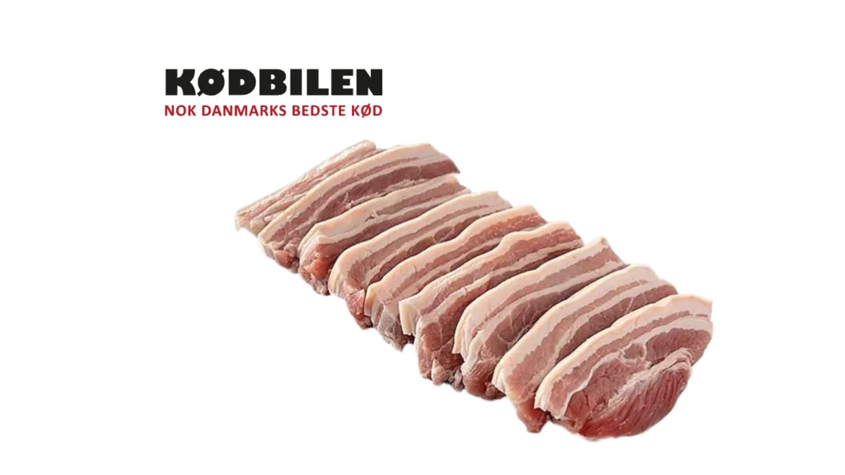Flæsk i skiver øko. Kødbilen