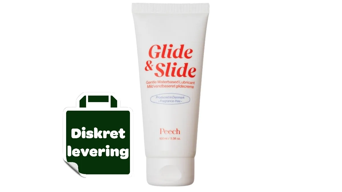 Glide & Slide vandbaseret glidecreme, Peech