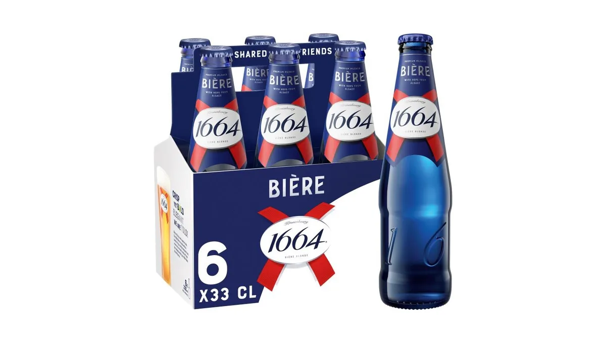Kronenbourg 1664 Bière 4,5% 6-pak flaske