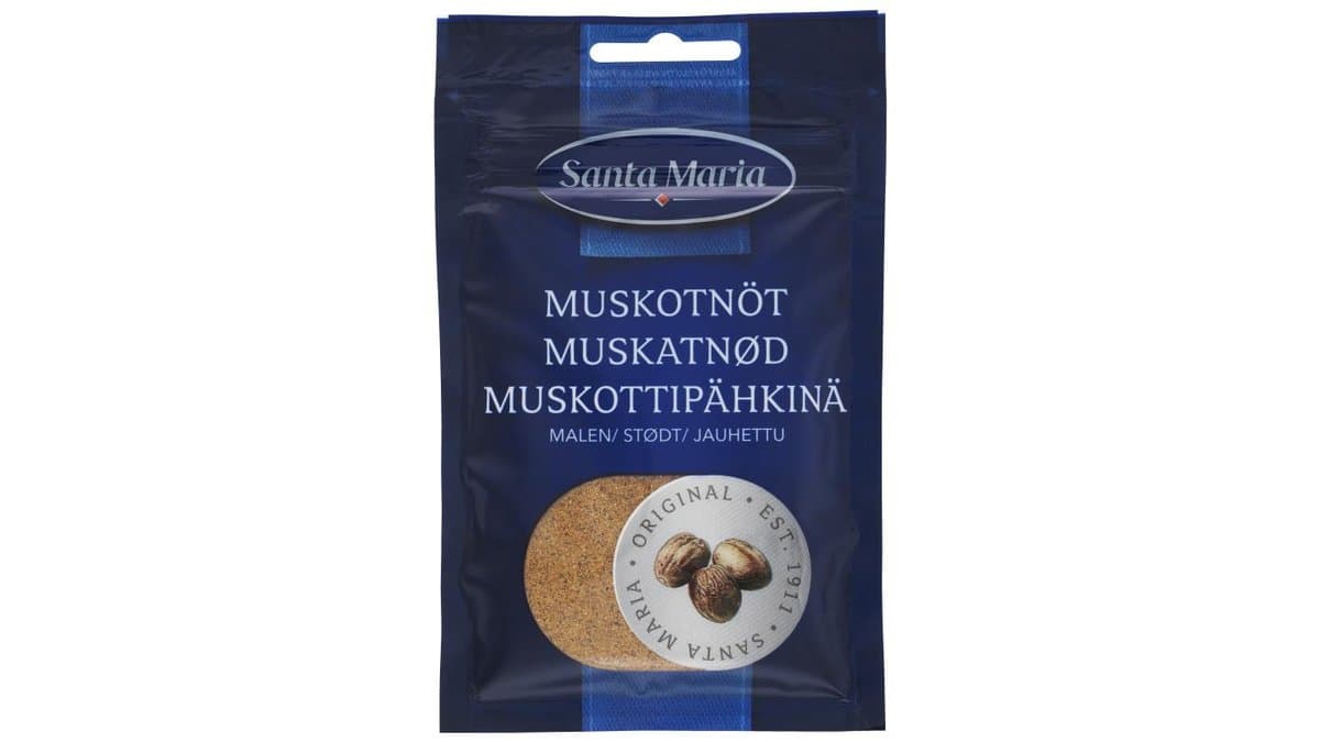 S.M. Muskatnød, Stødt
