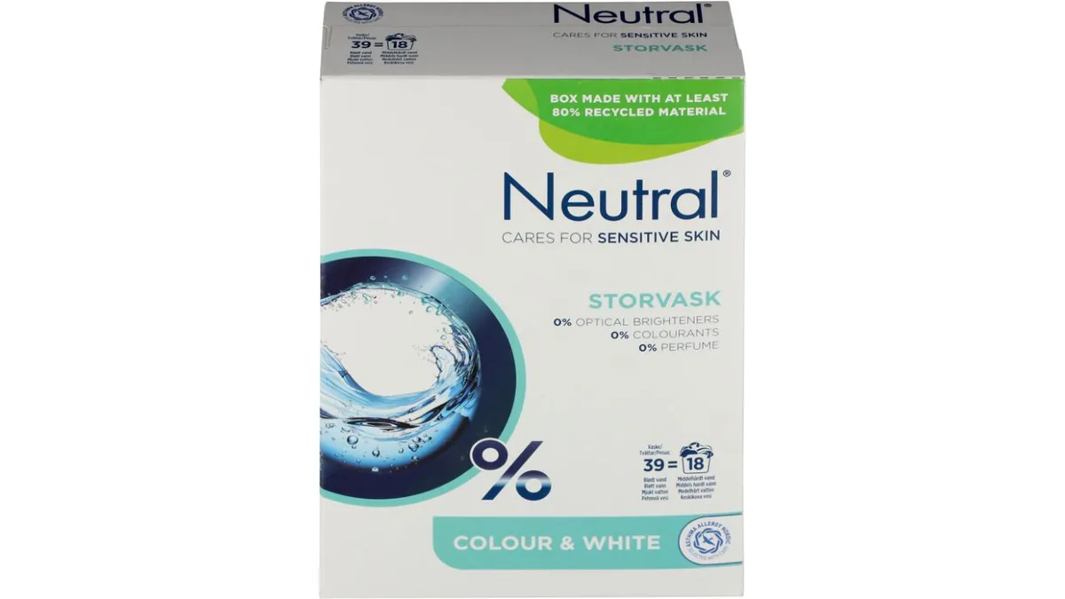 Storvask, Neutral