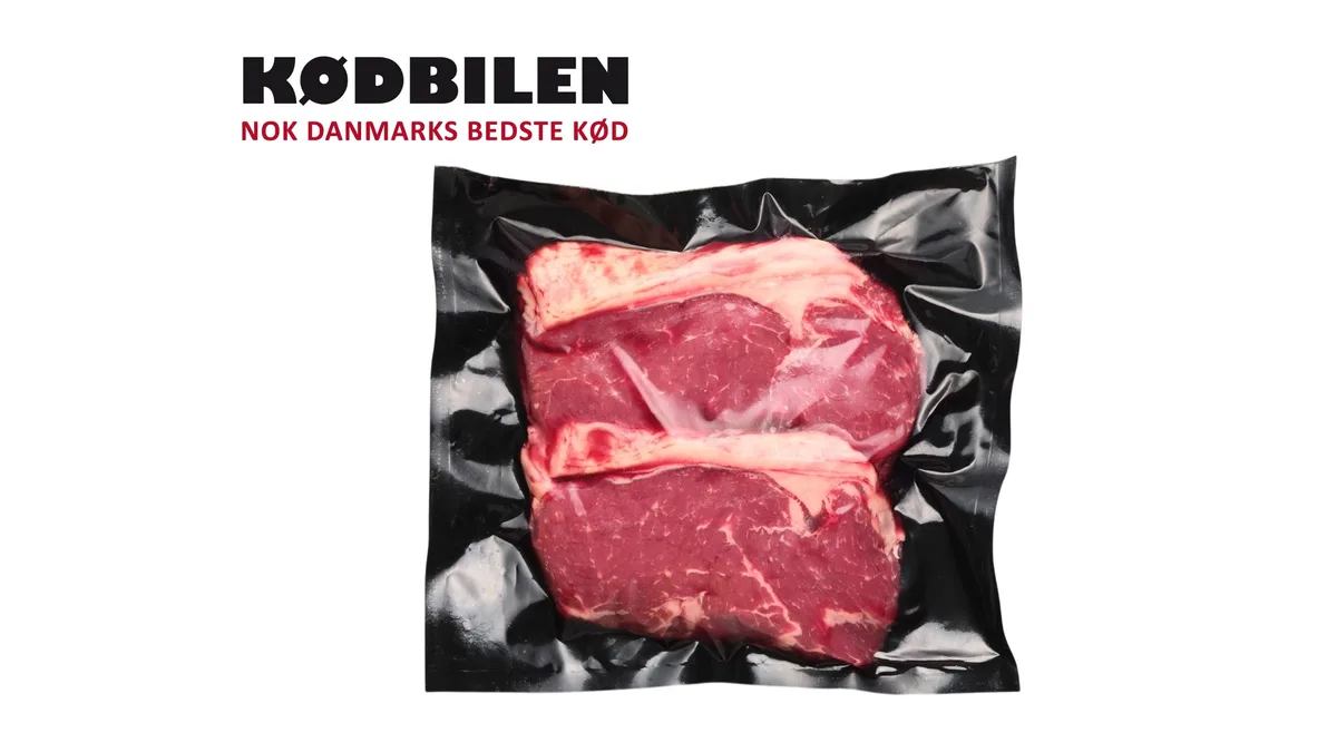 Okse filet i bøf 2 stk. øko. Kødbilen