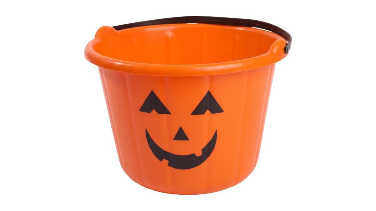 Græskar Spand Plast Ø22cm