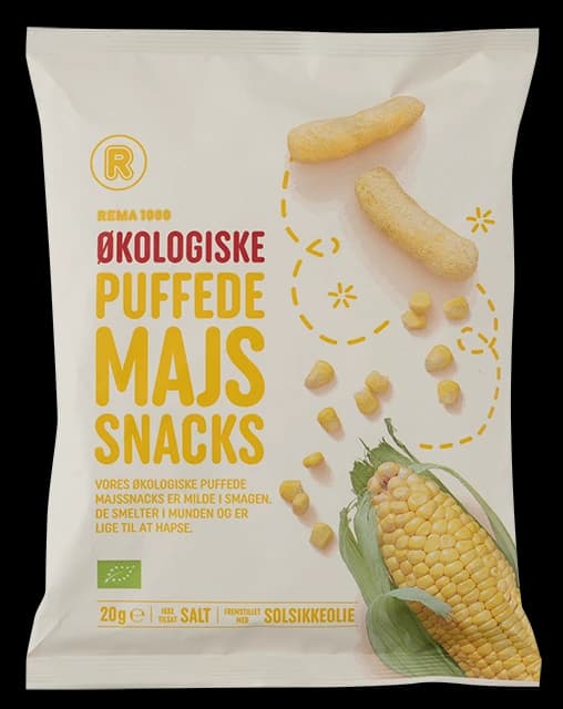 PUFFEDE MAJSSNACKS