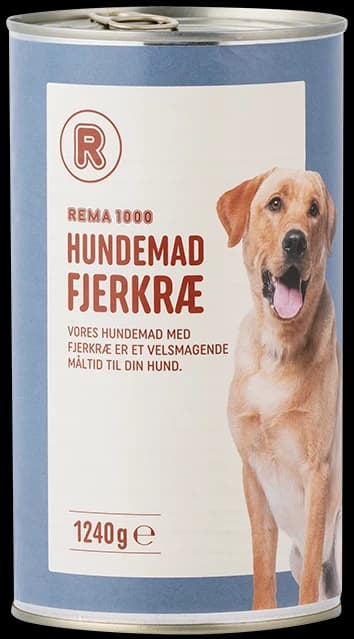 HUNDEMAD M/FJERKRÆ