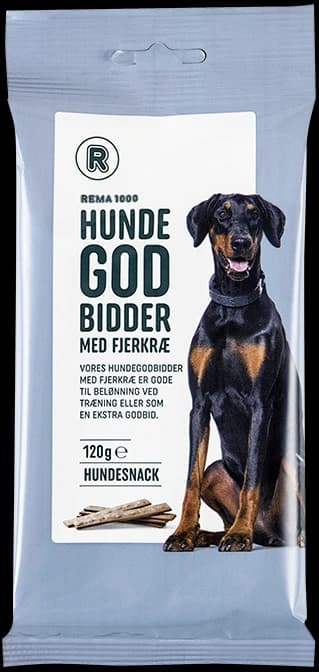 HUNDEGODBID M/FJERK.