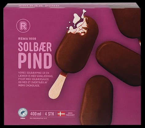 SOLBÆRPIND, VANILJE IS