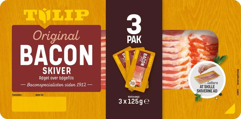 BACON I SKIVER 3 PK.