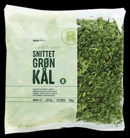 SNITTET GRØNKÅL