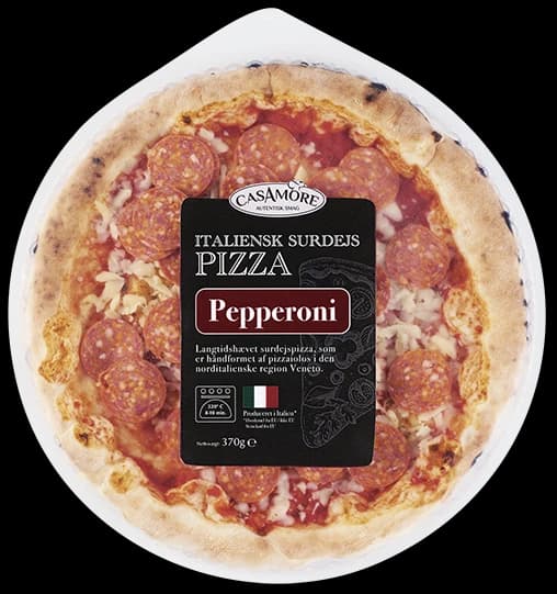 ITALIENSK SURDEJSPIZZA