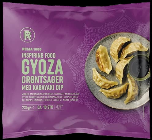 GYOZA GRØNTSAGER