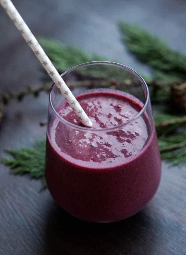 Brombær-ingefær smoothies