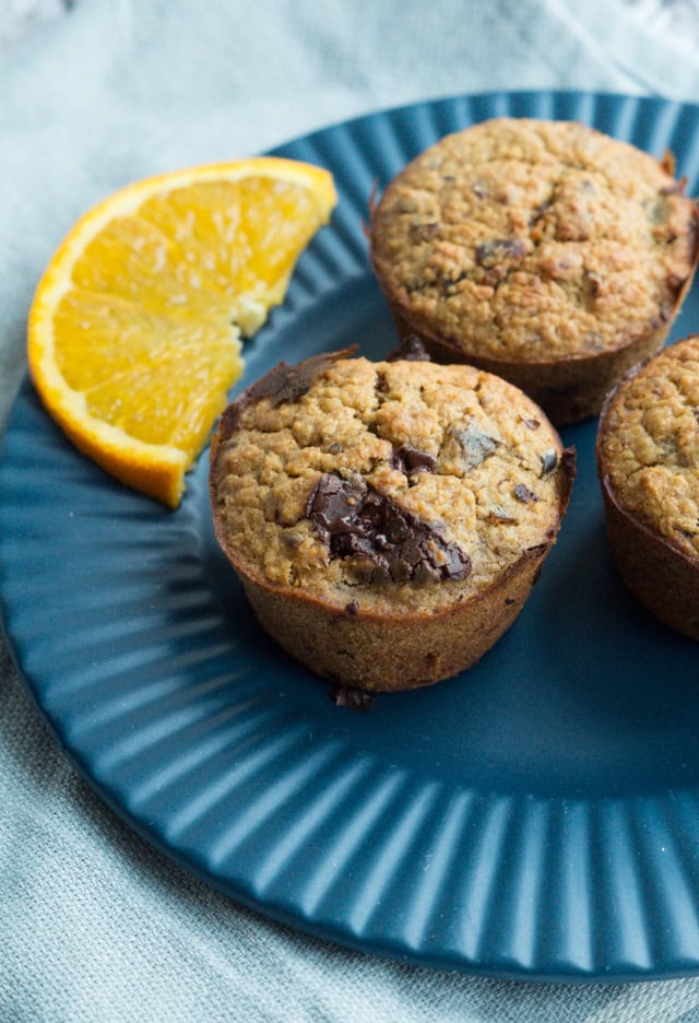 Appelsin chokolade muffins