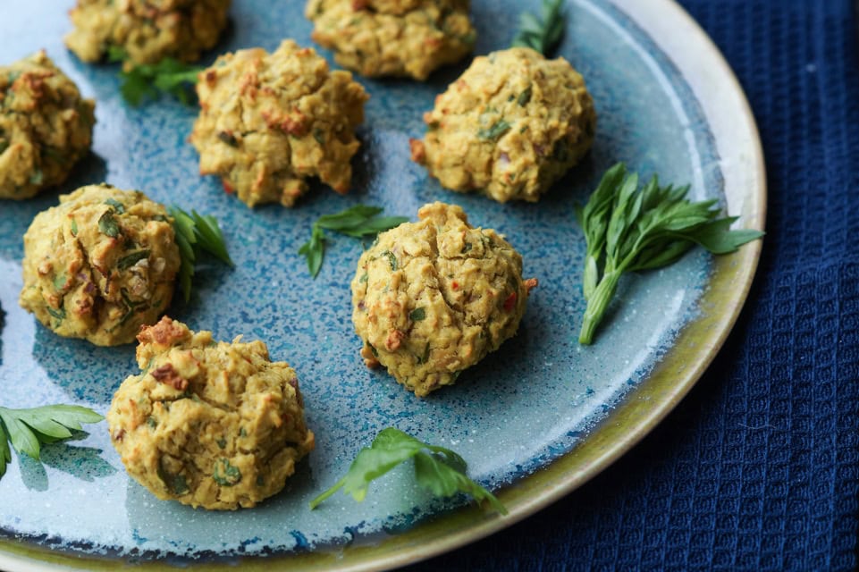 Ovnbagte falafler