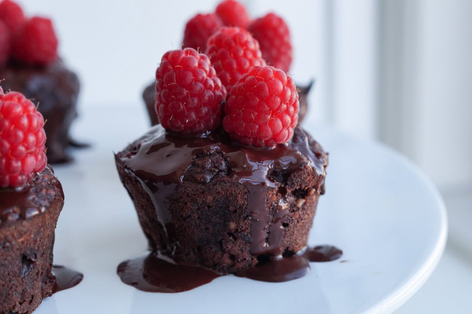 Sunde chokolademuffins
