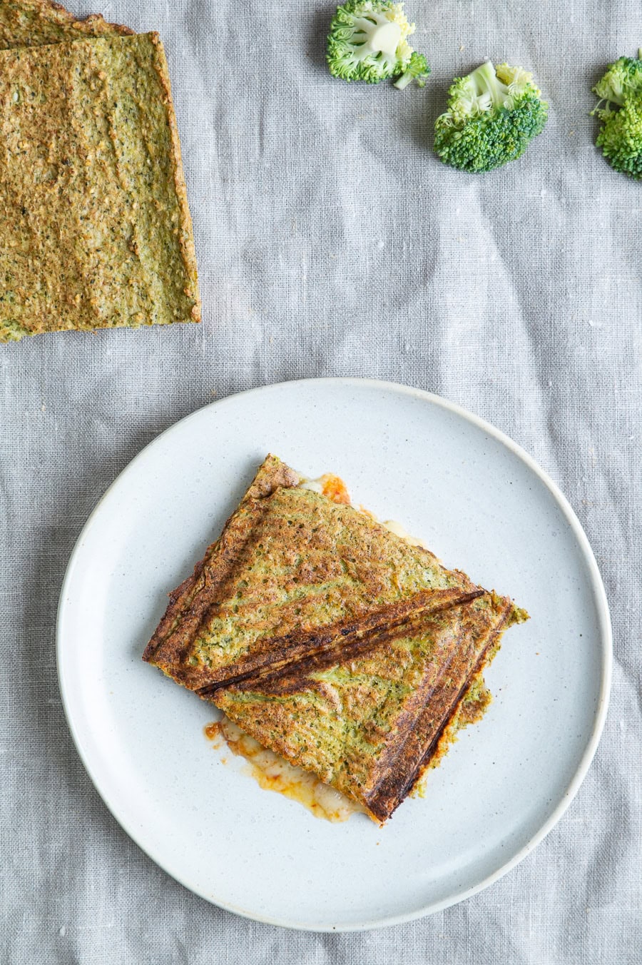 Broccoli fladbrød - broccolibrød