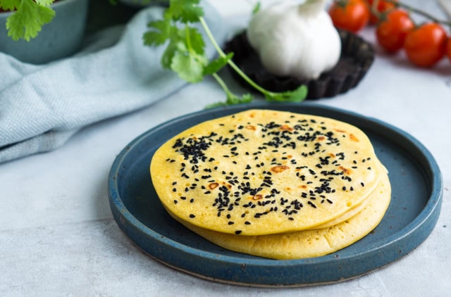 Pandebrød af kikærtemel