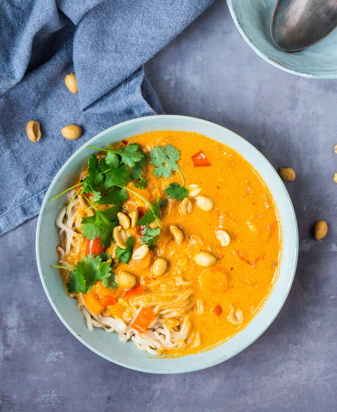 Spicy peanutsuppe