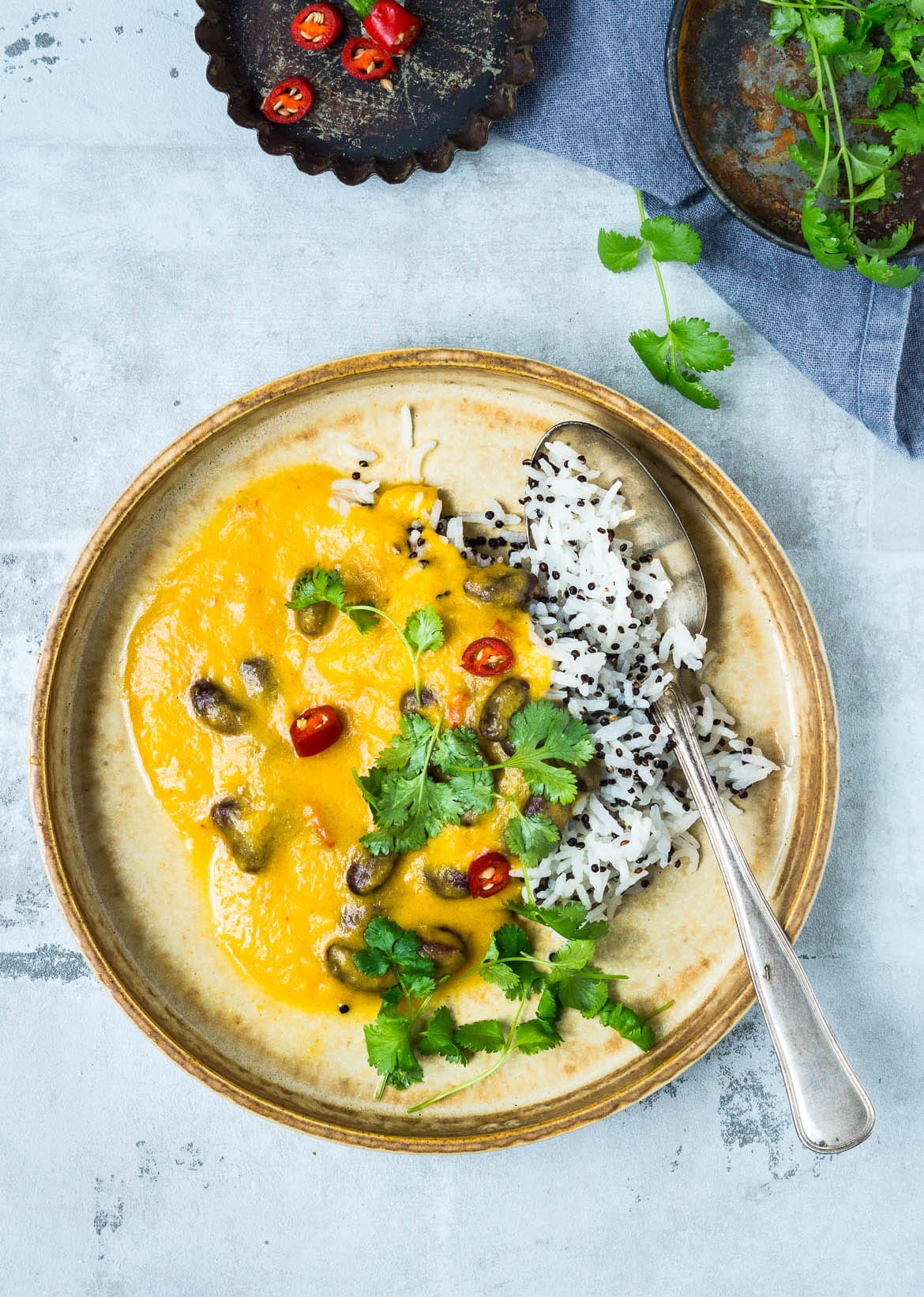 Butternut curry - spicy butternutsquash ret