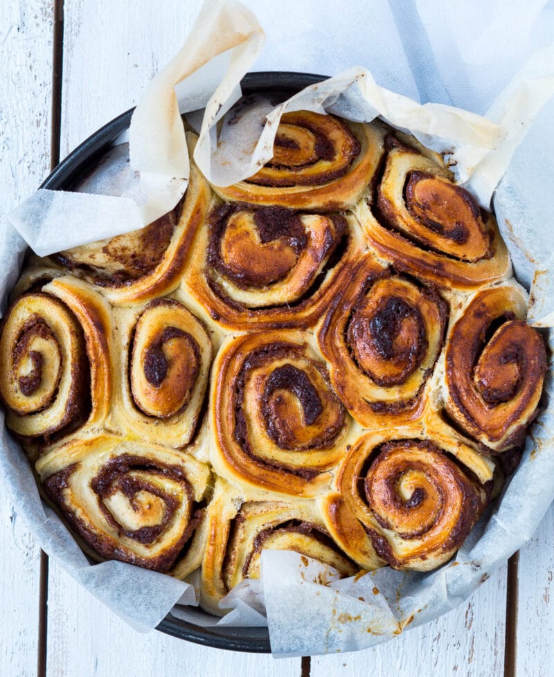 Sundere kanelsnegle (kanelsneglekage)