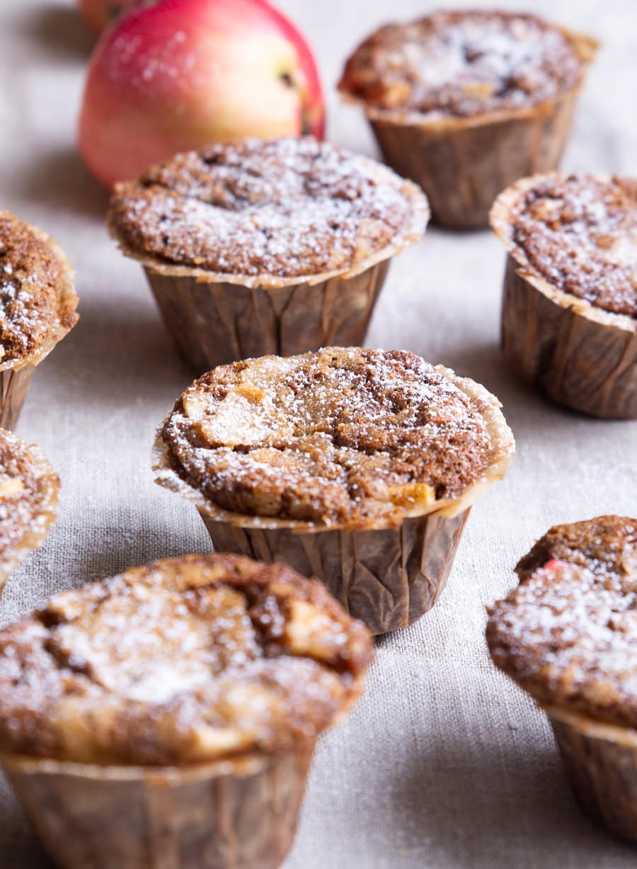 Æblemuffins med kanel