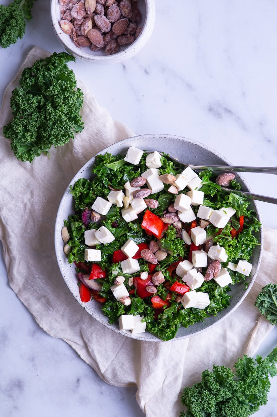 Salat med stegte peberfrugter