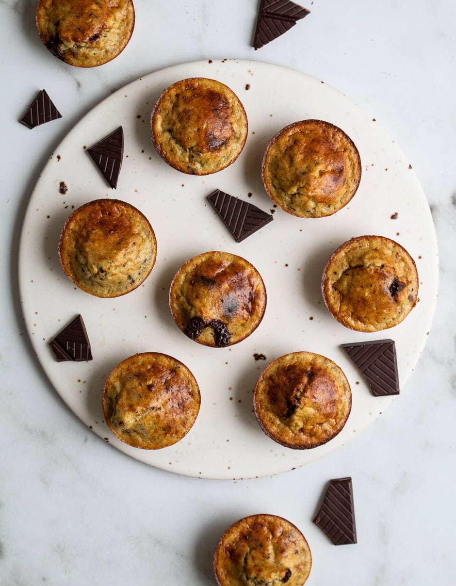 Sukkerfri bananmuffins