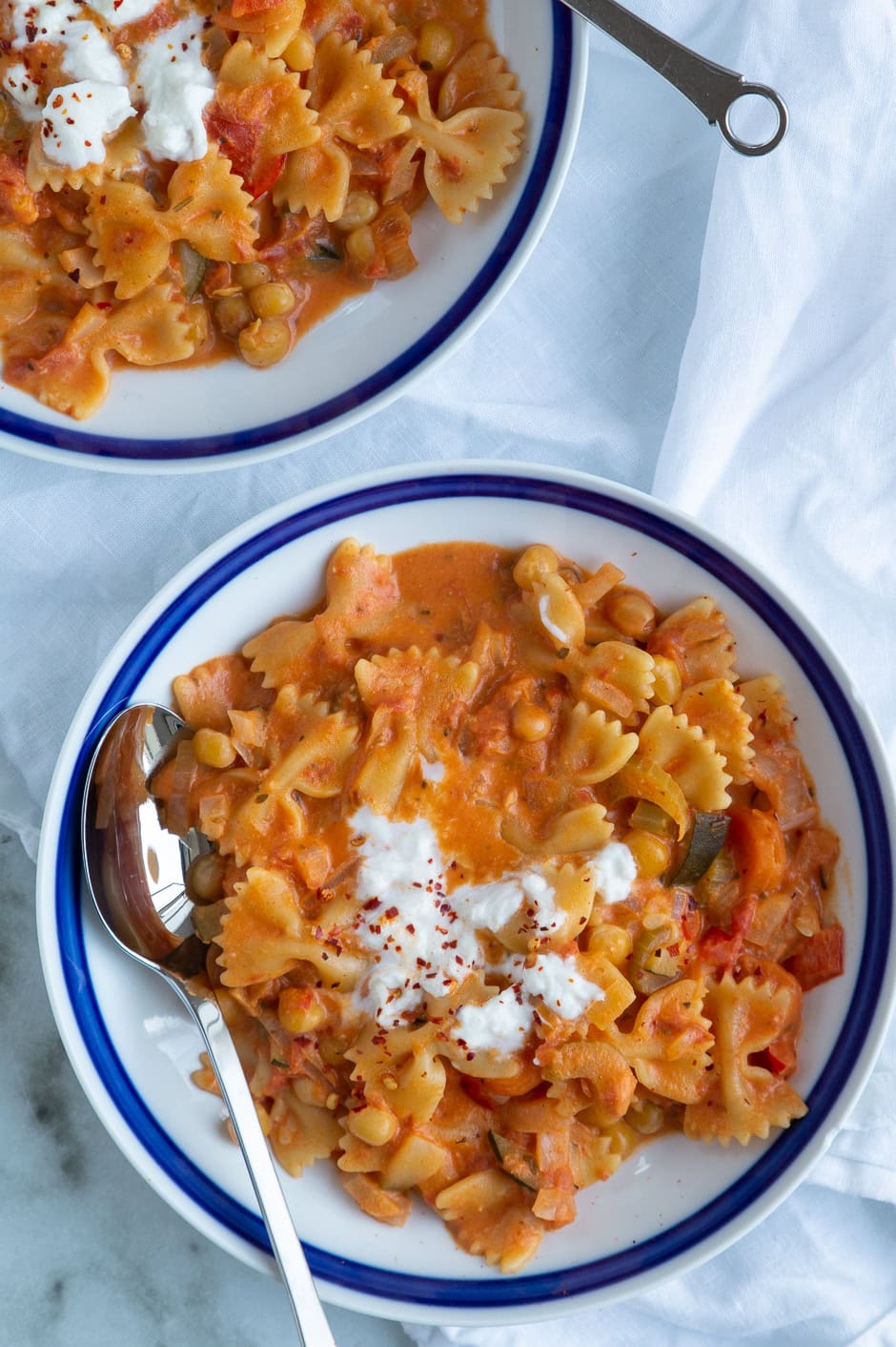 Vegetarisk lasagnesuppe