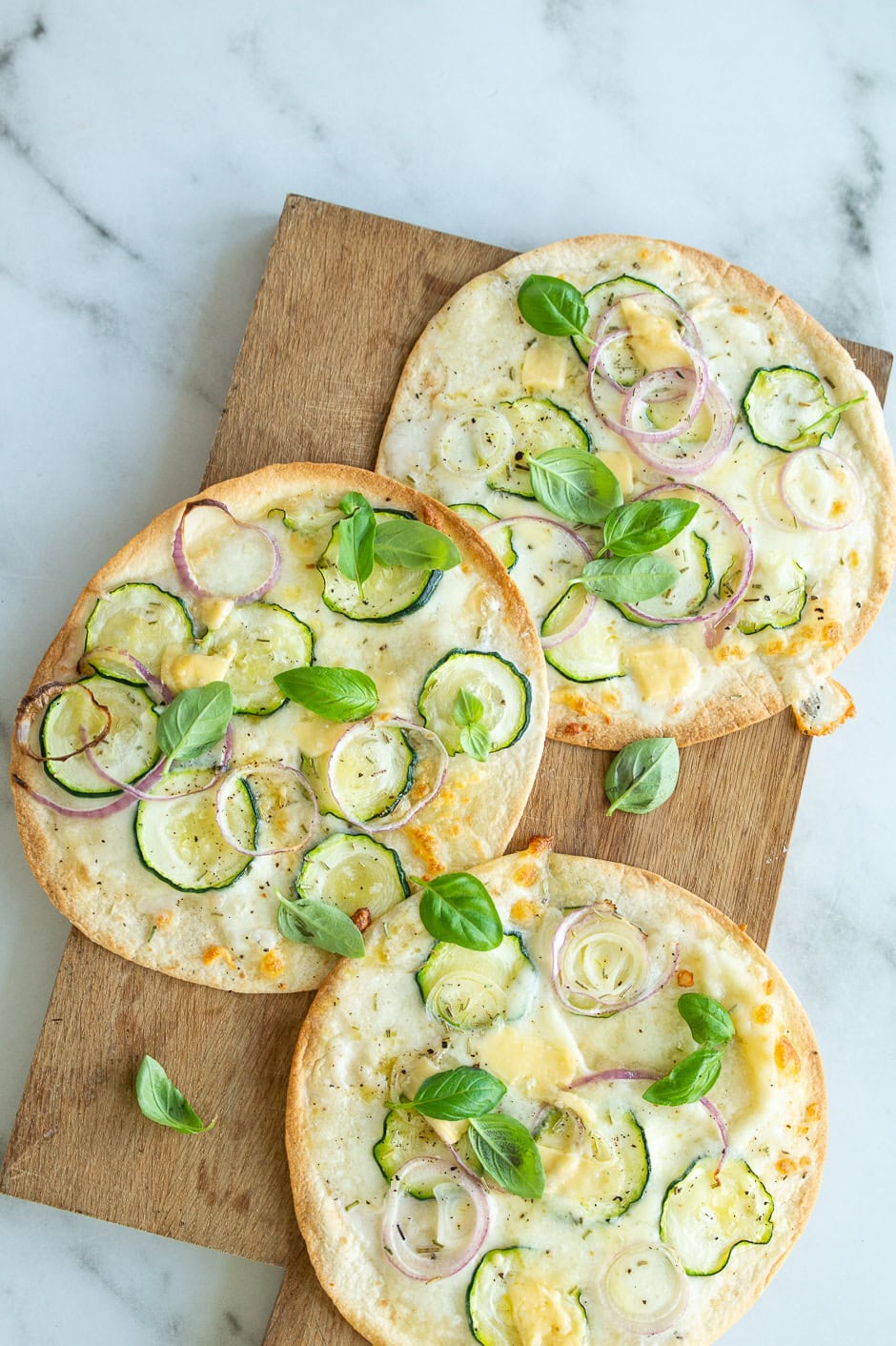 Squash pizza på tortillapandekager
