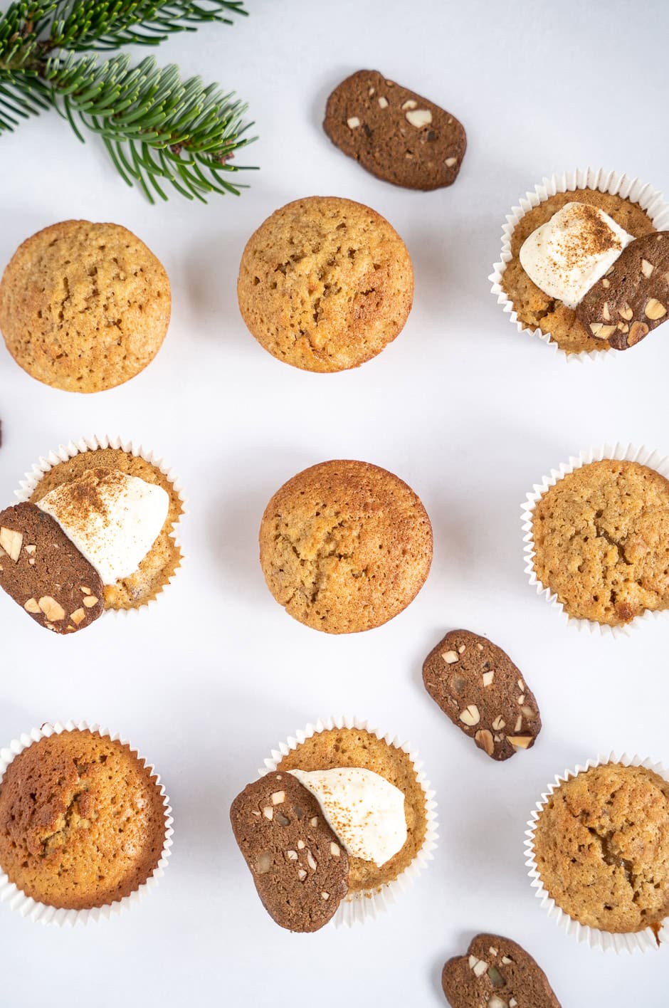 Julemuffins med æble og krydderier