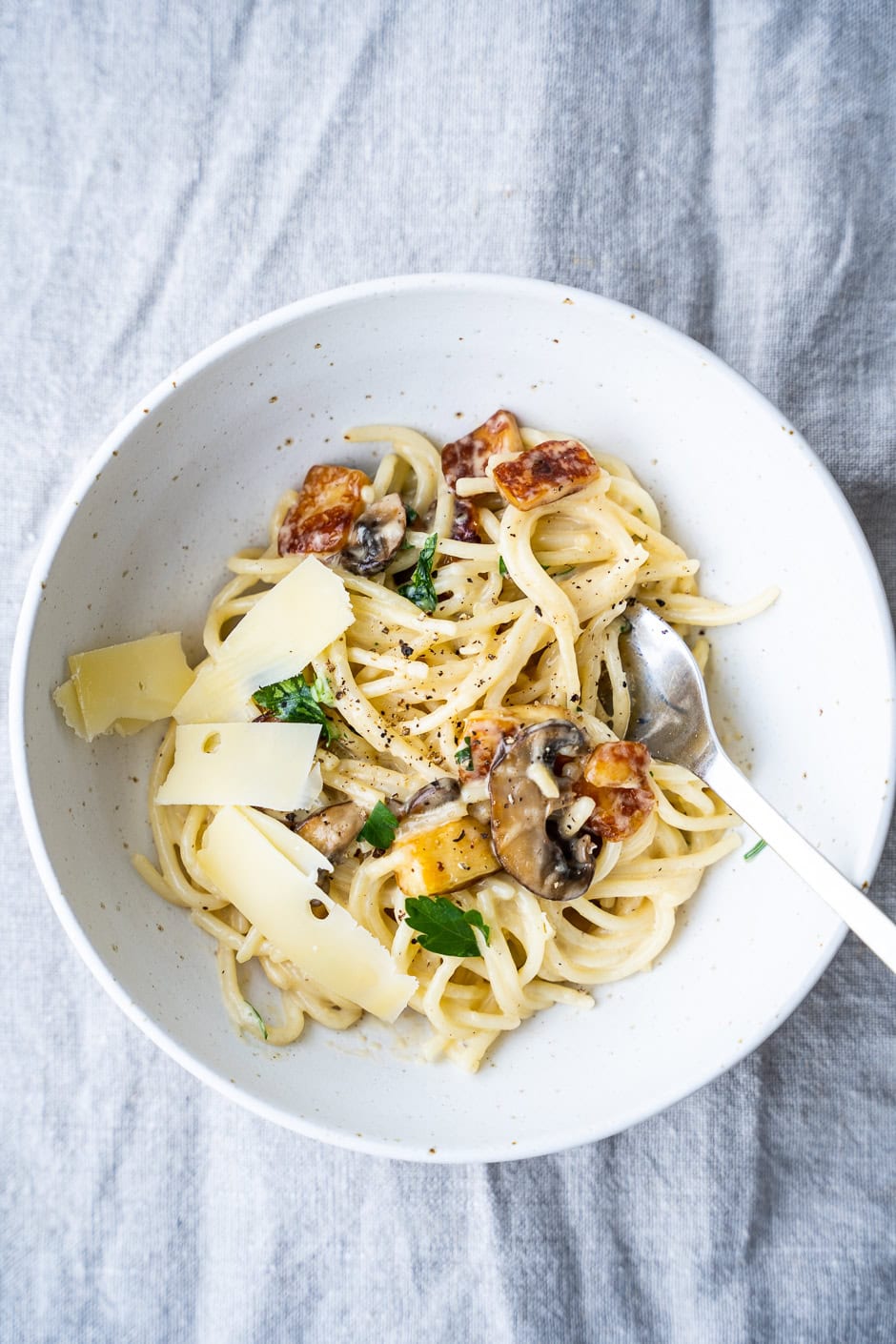 Vegetarisk carbonara