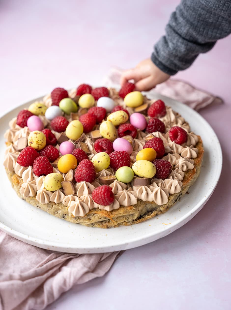 Påskekage med banan og Dumle