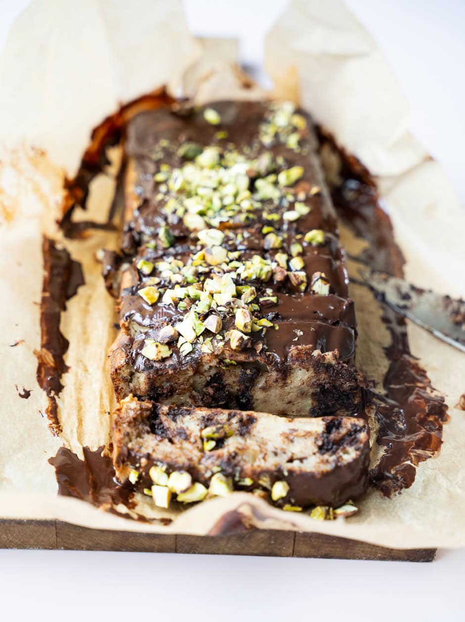 Bananbrød med hytteost
