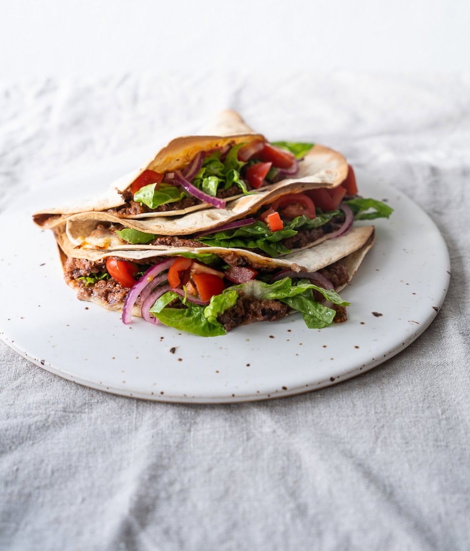 Tortillas med svampe