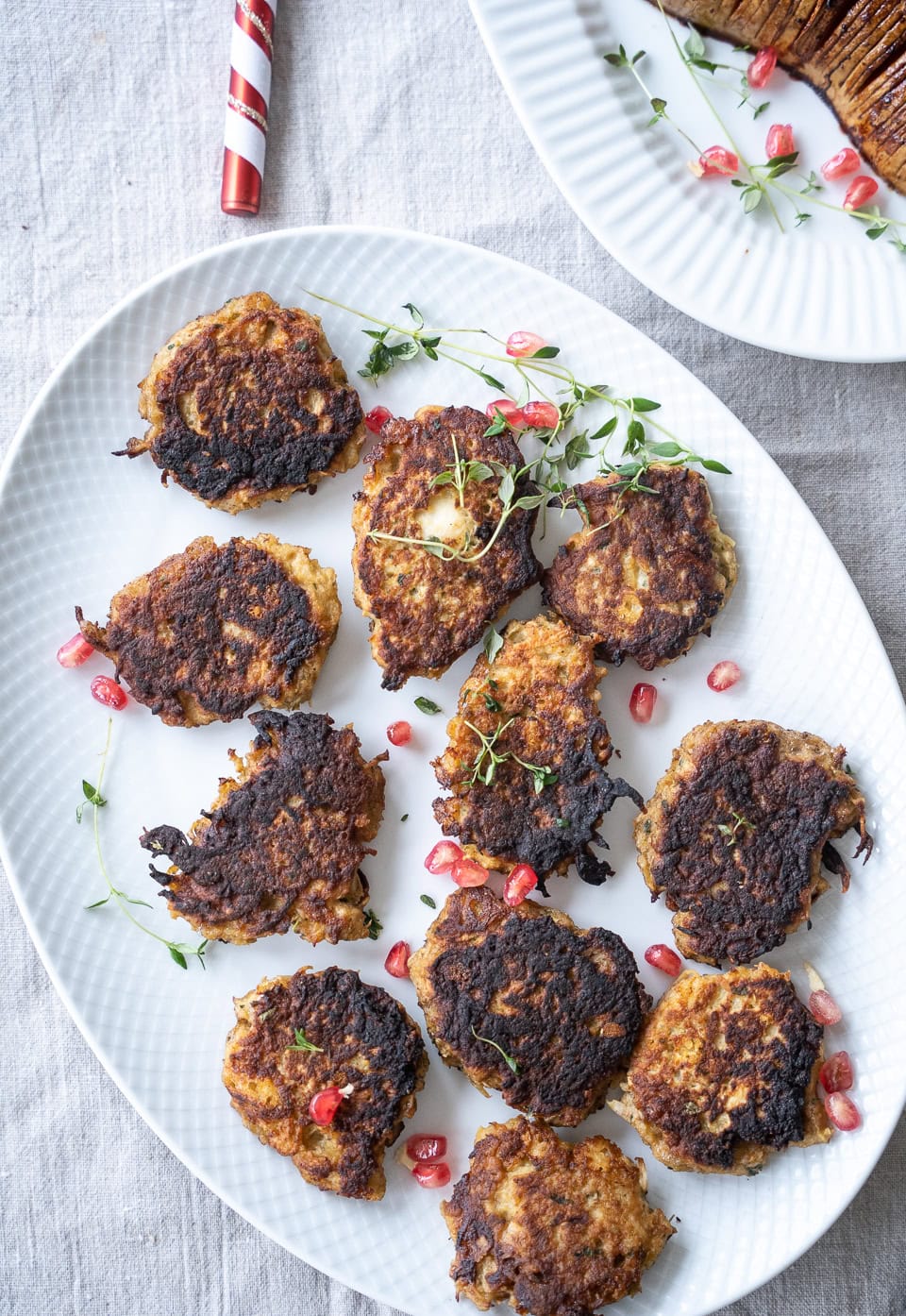 Vegetariske julefrikadeller