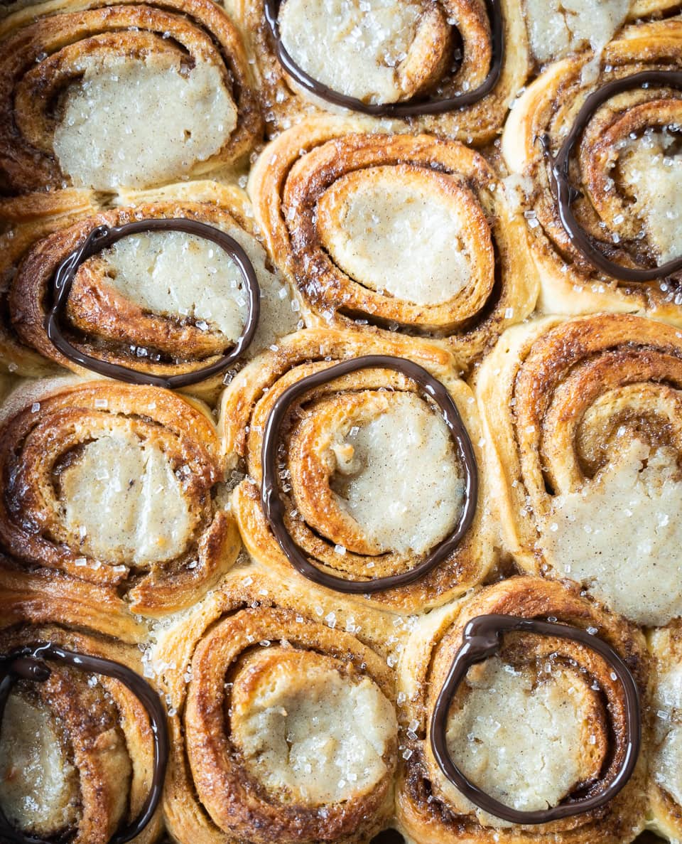 Kanelsnegle med creme