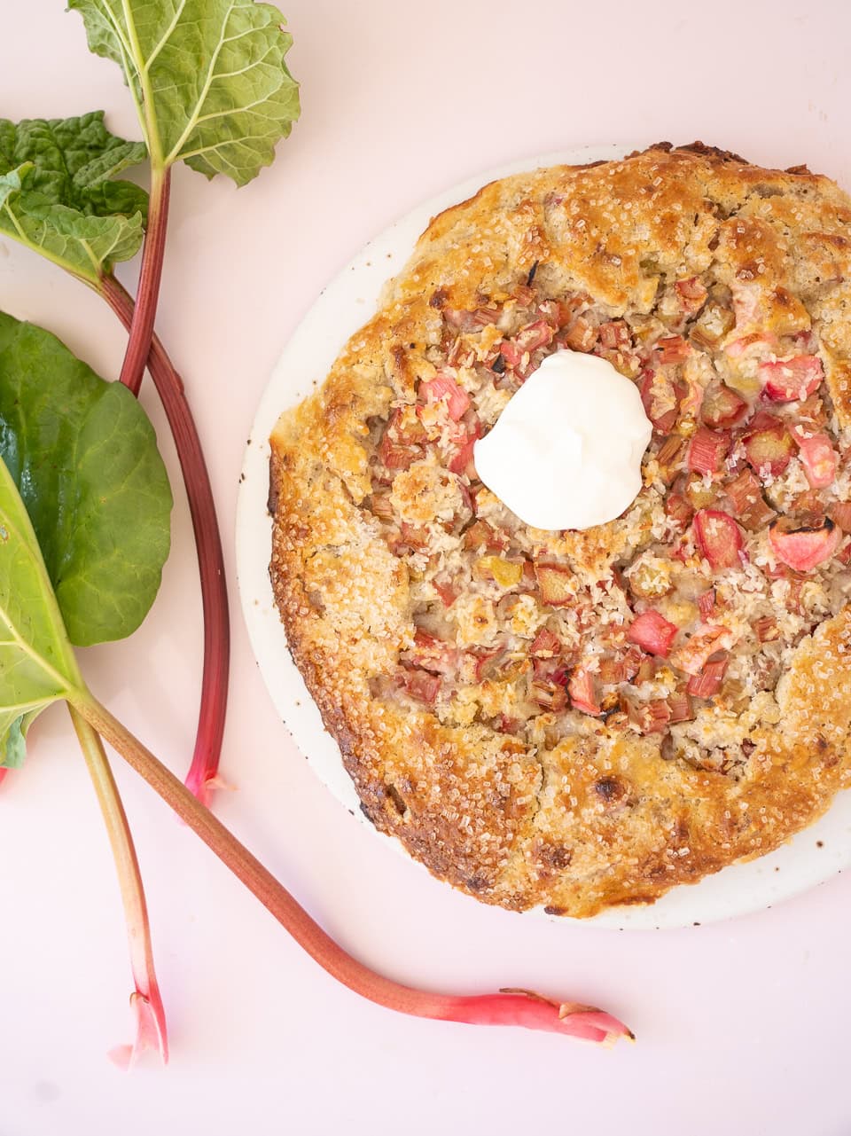 Rabarbergalette